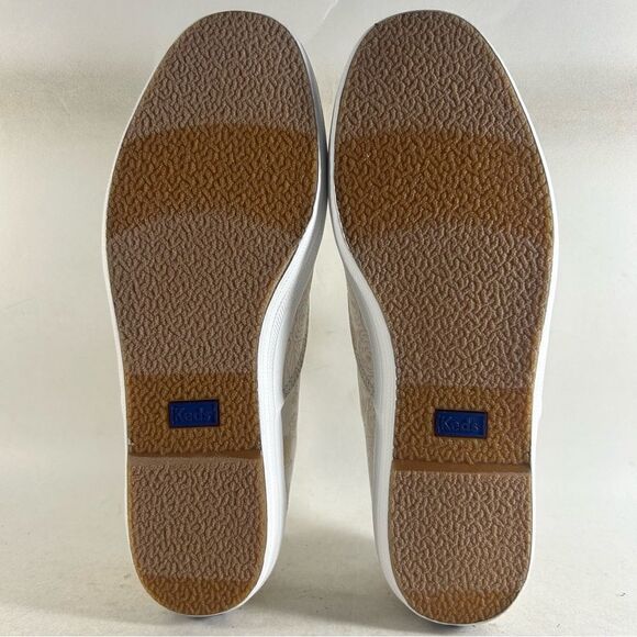 Keds X Rifle Paper Co Champion Women’s Shoes Sneakers White Gold Size 9.5 Wide - Picture 7 of 8
